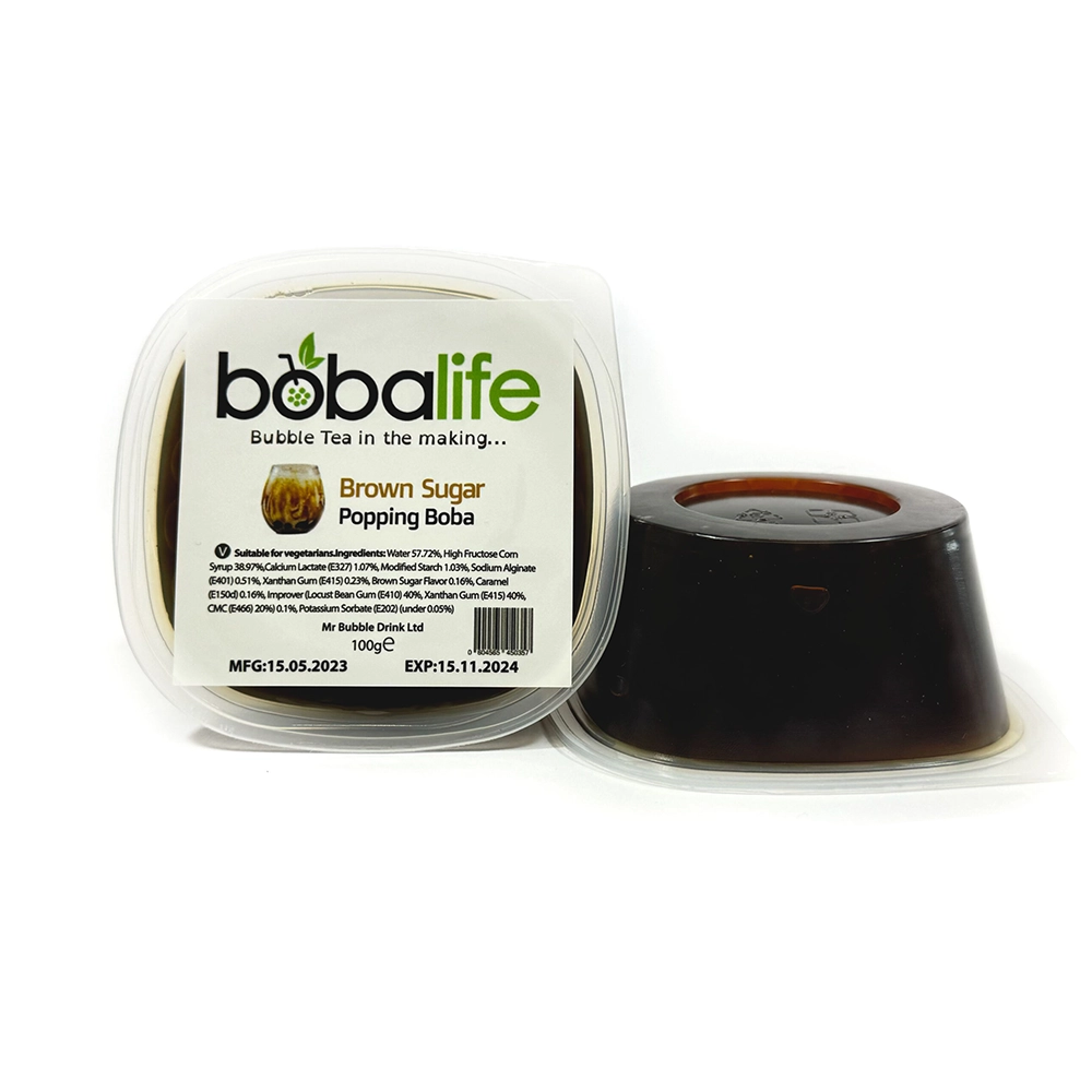 Brown Sugar Popping Boba Balls (100g) Premium Taiwanese Boba
