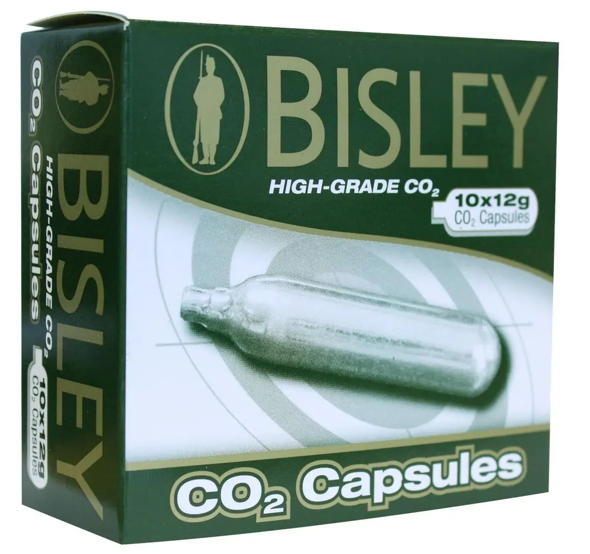500 x Bisley CO2 12g Cartridges (Non-Threaded) - LAUNCH PRICE