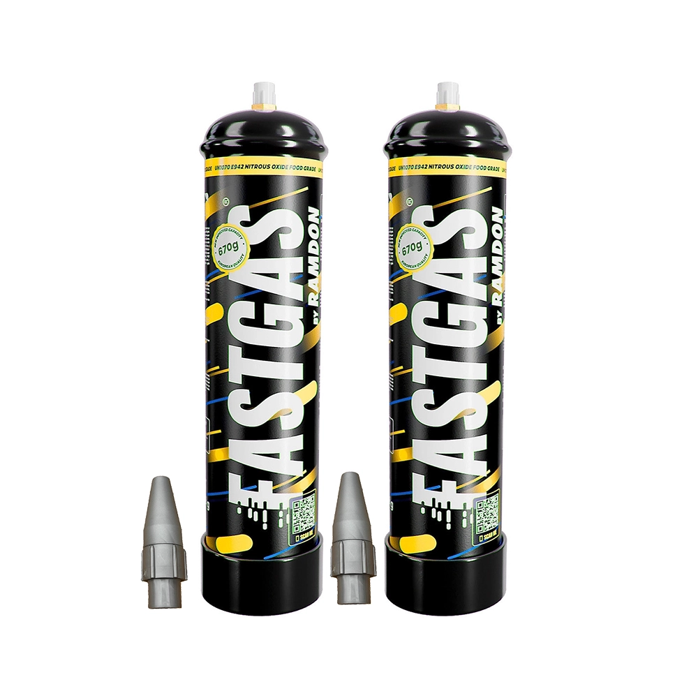 Cream Chargers by   Fast Gas x 2 (670g N2O)