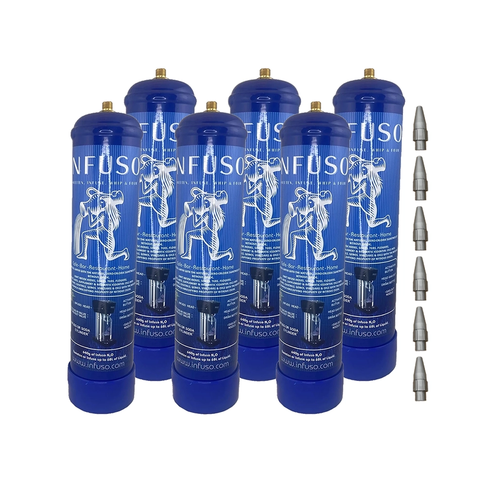 Infuso Cream Chargers (640g N2O) Wholesale (Case of 6) Businesses Only