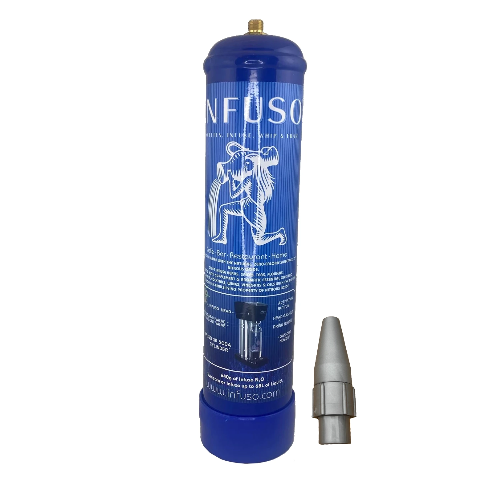 Infuso Cream Charger x 1 (640g N2O)  - ID Required