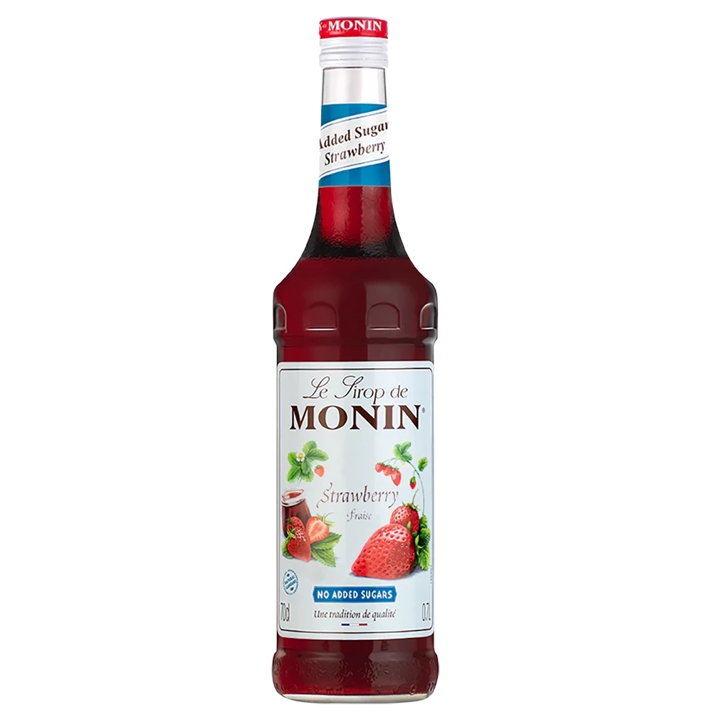 Monin Syrup - Strawberry (No Added Sugar) 70cl