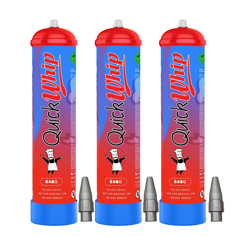 Cream Chargers by   Quick Whip x 3 (640g N2O)