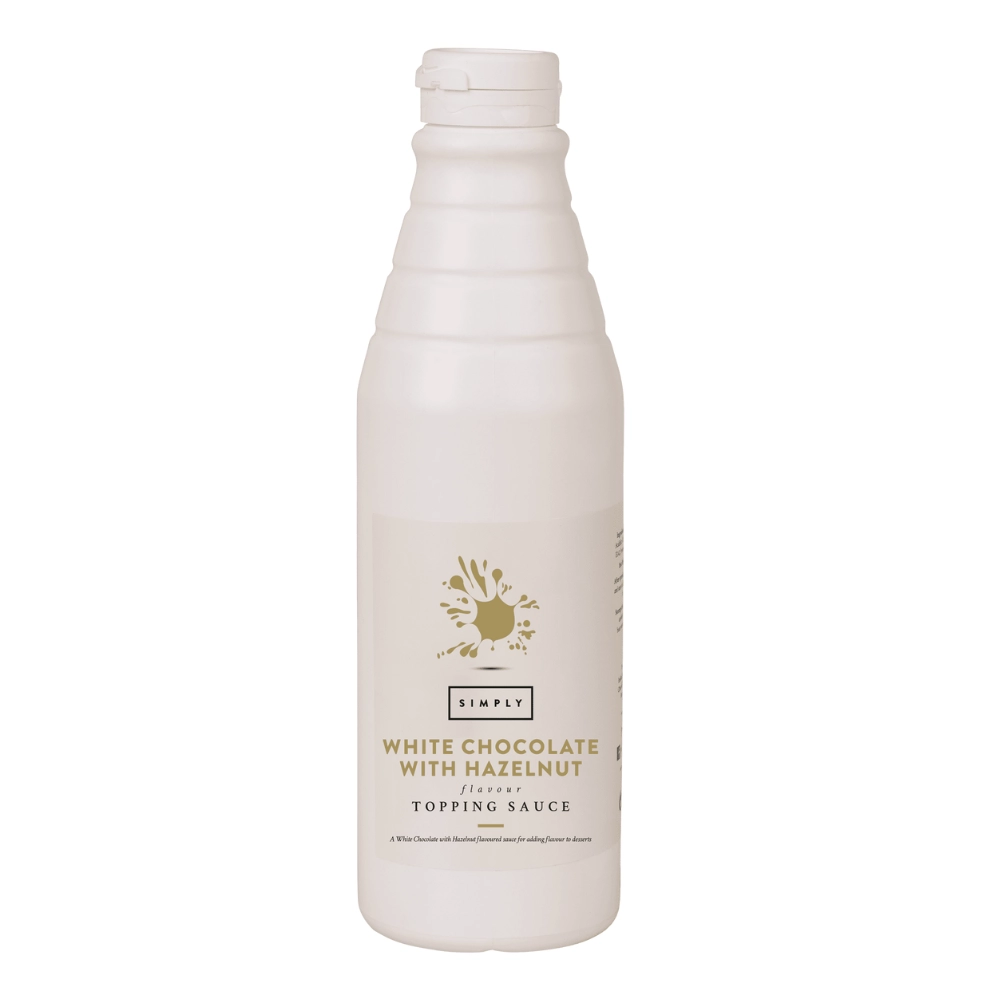 Topping Sauce - White Chocolate Hazelnut (like Kinder Bueno) 1kg