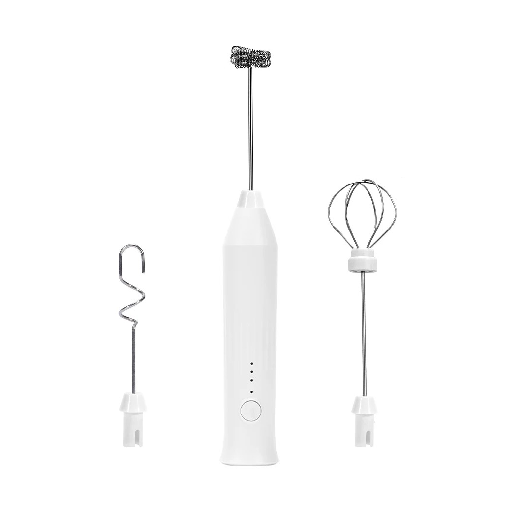 3 in 1 Handheld Electric Milk Frother - Rechargeable