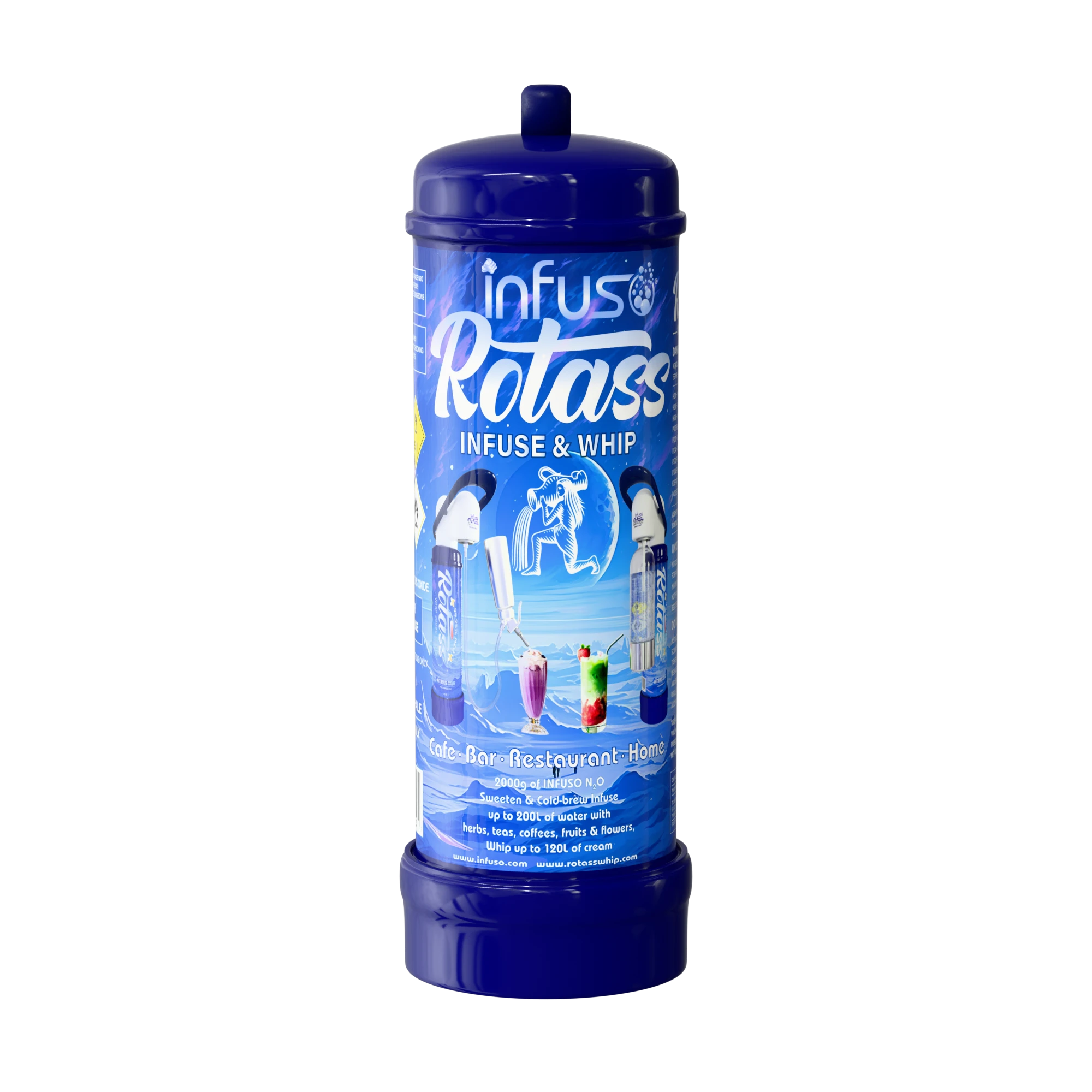 Cream Charger Max XL by Infuso Whip (2kg N2O)