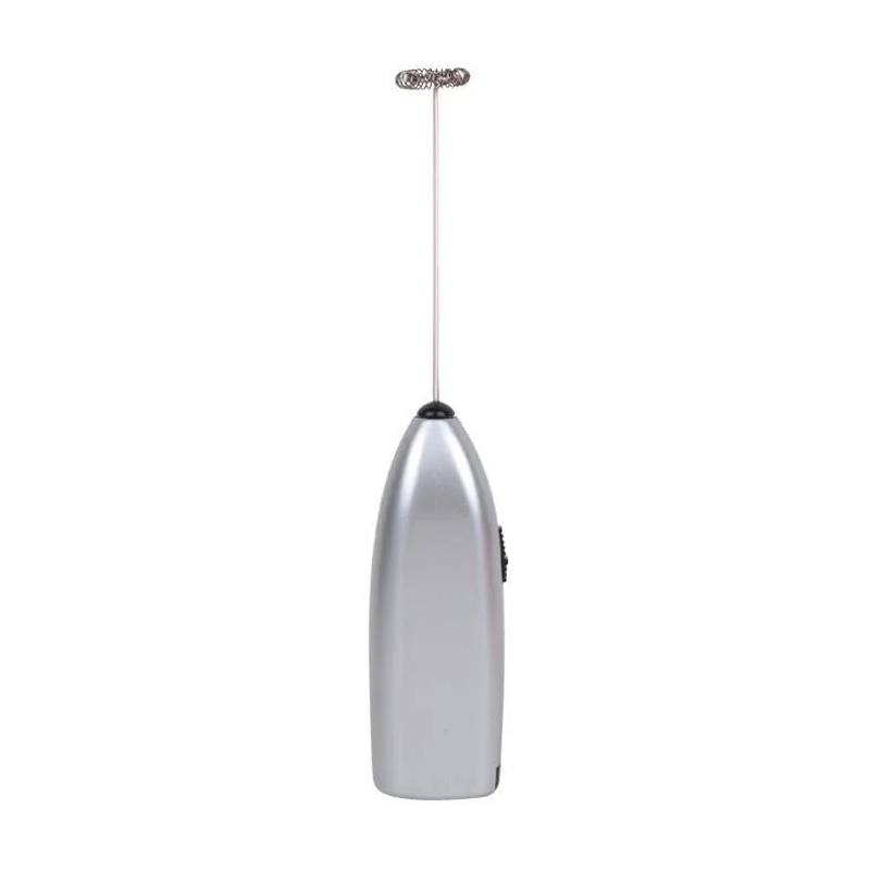 Handheld Electric Milk Frother - Silver (Requires 2 x AAA Batteries)